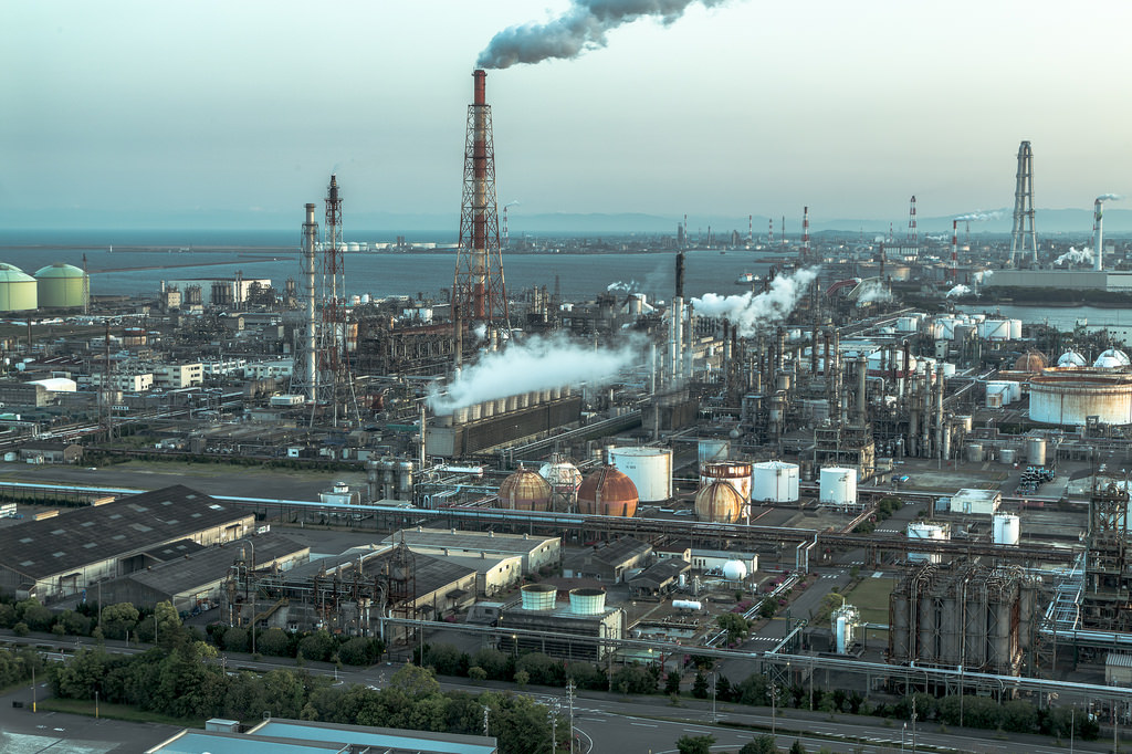 四日市港ポートビル（四日市・夜景）