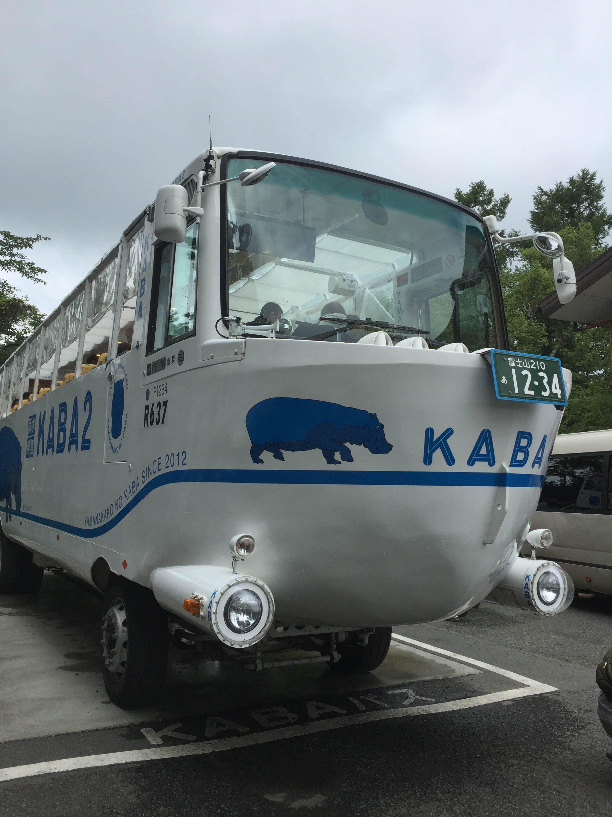 山中湖のカバ（山梨県/旭日丘バスターミナル ）