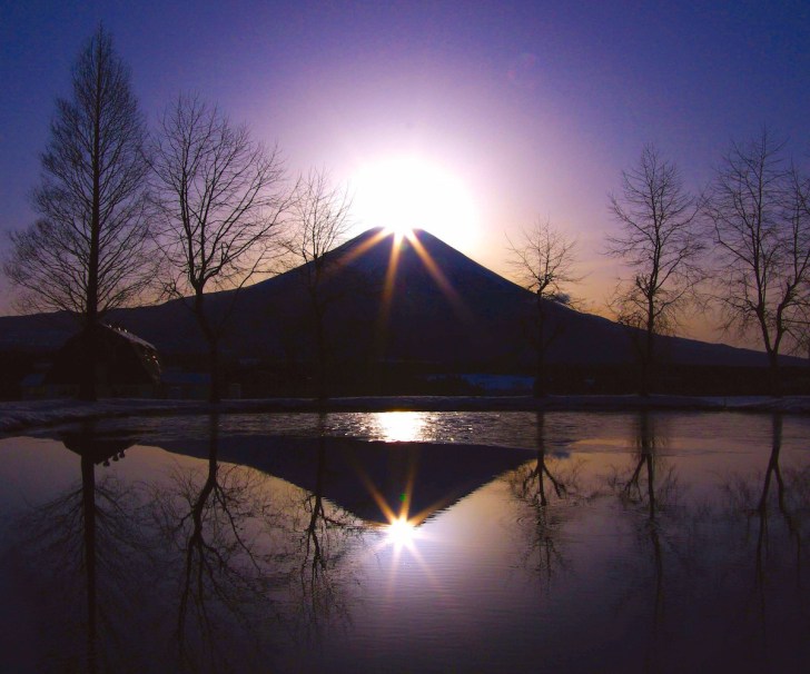 田貫湖でダイヤモンド富士を見よう！（富士市/富士宮）