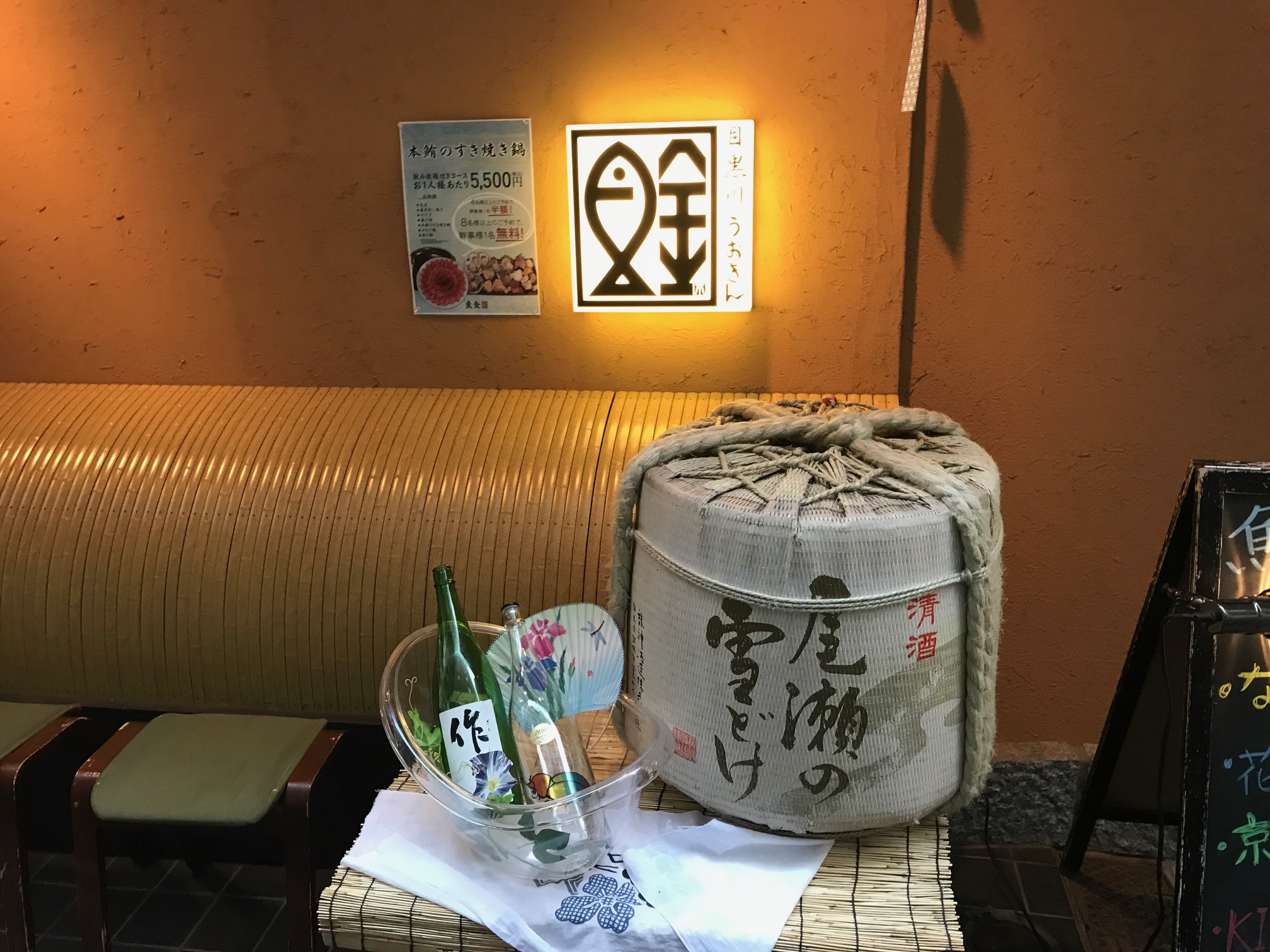 目黒川魚金（五反田/居酒屋）五反田の人気店・目黒川魚金の予約が取れたので行ってきました