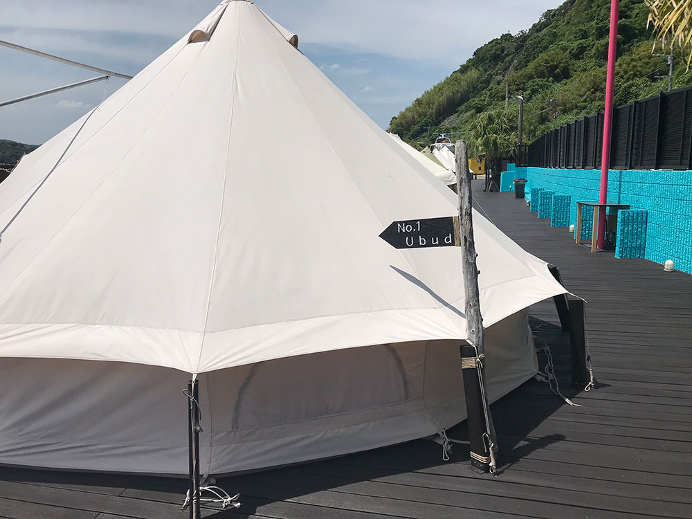 テント-ウブド外観