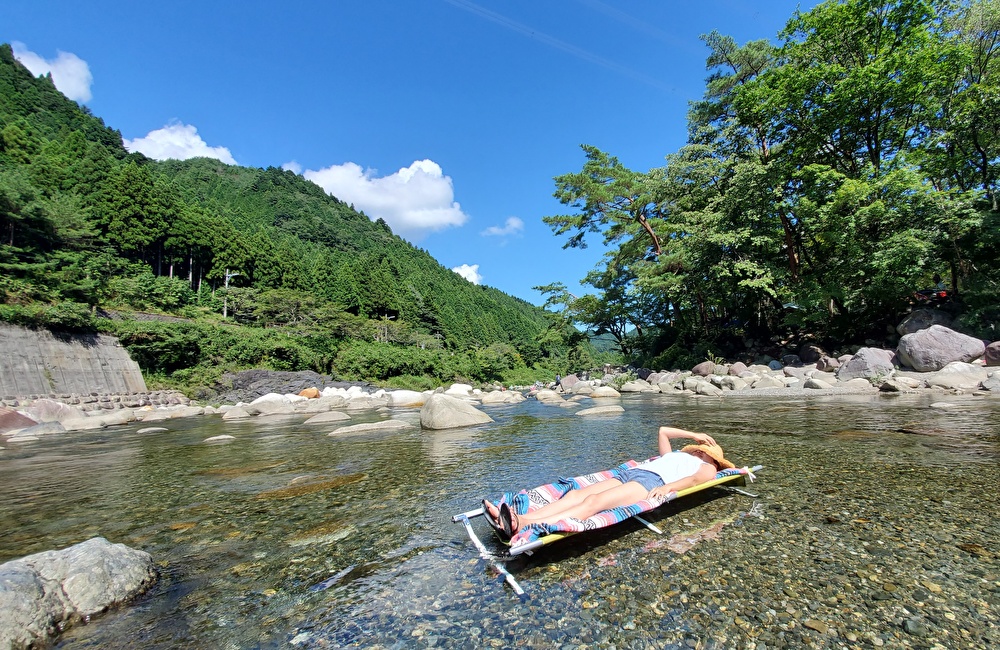 【本店】川キャンプ(滋賀県東近江市)
