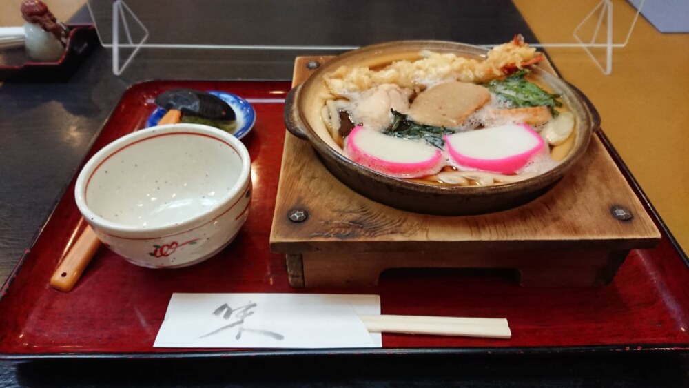 【海老名店】期間限定の鍋焼きうどん　やぶ久