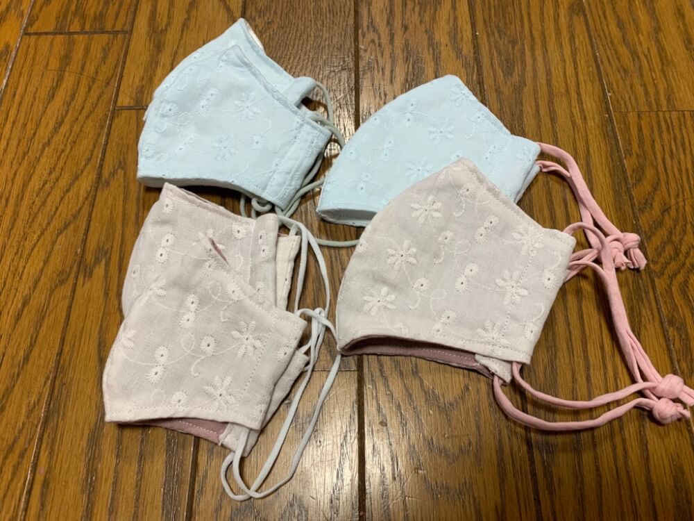 【今治店】手作りマスク。