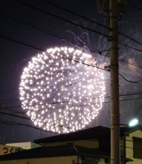 【土浦店】花火の打ち上げ