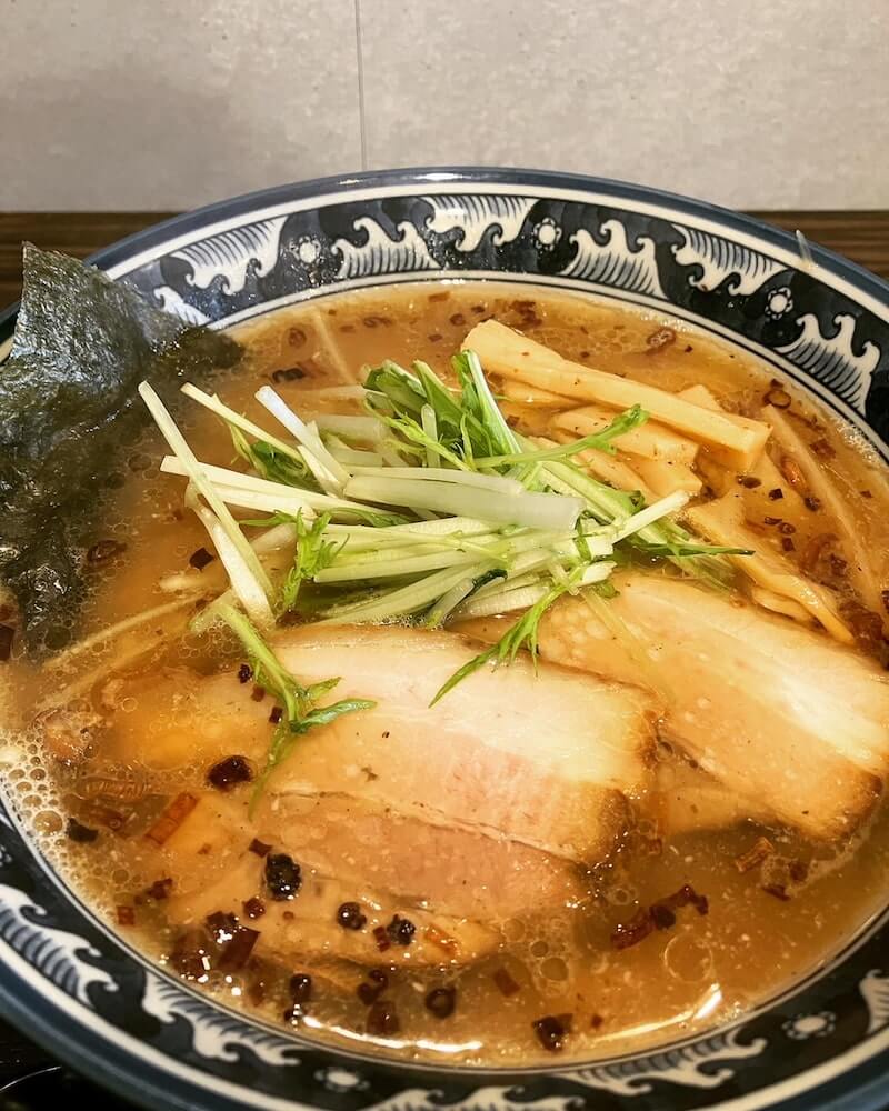 【新潟駅前店】麻辣に焦がしネギ～麺処 WAKA🍜