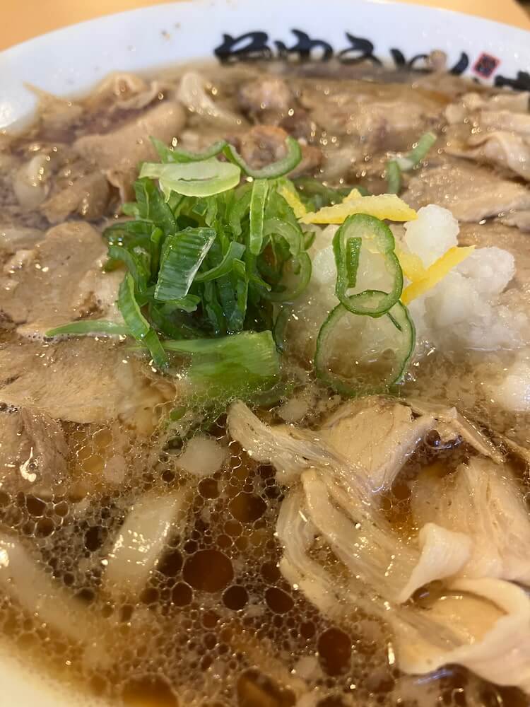 【新潟駅前店】背脂醬油のうどんが食べれる！