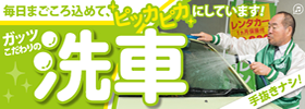 ガッツこだわりの洗車